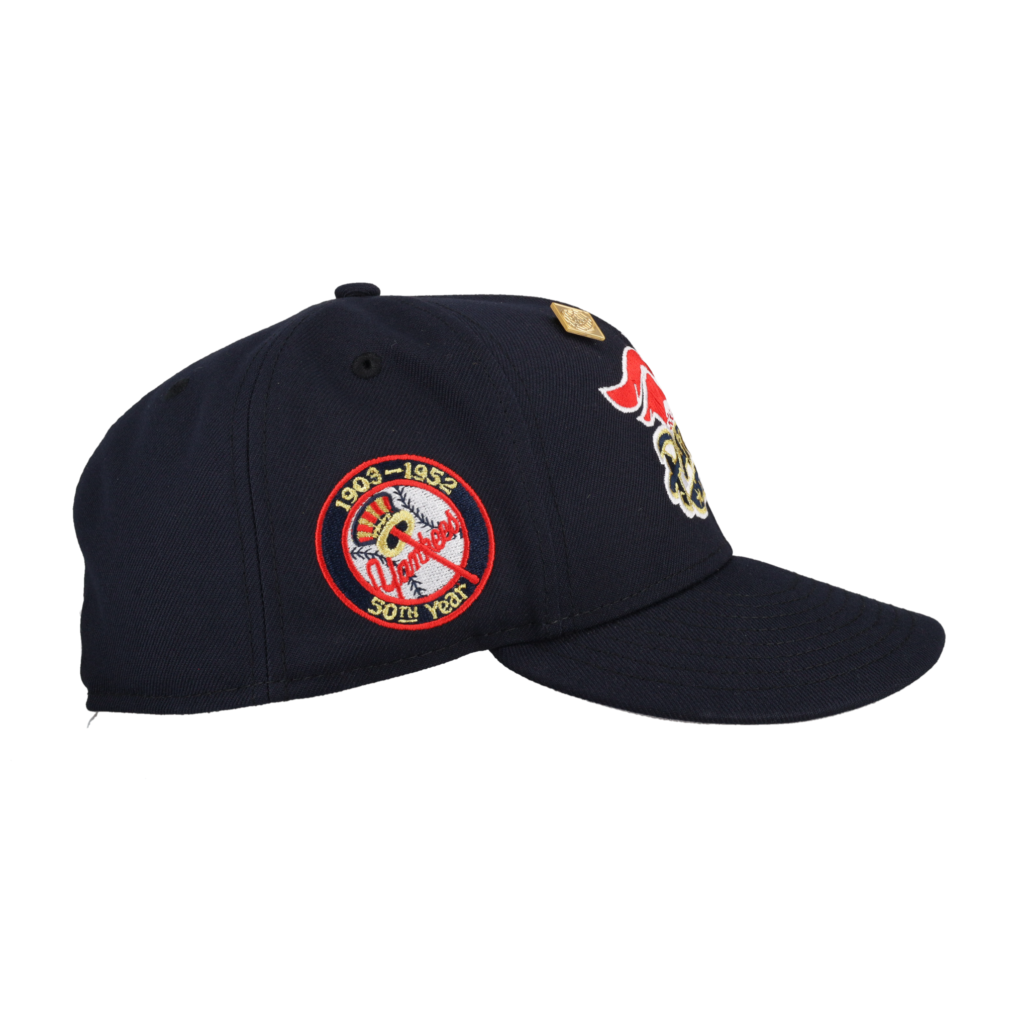 Somerset Patriots Navy 75th Year New Era 59Fifty Fitted Hat