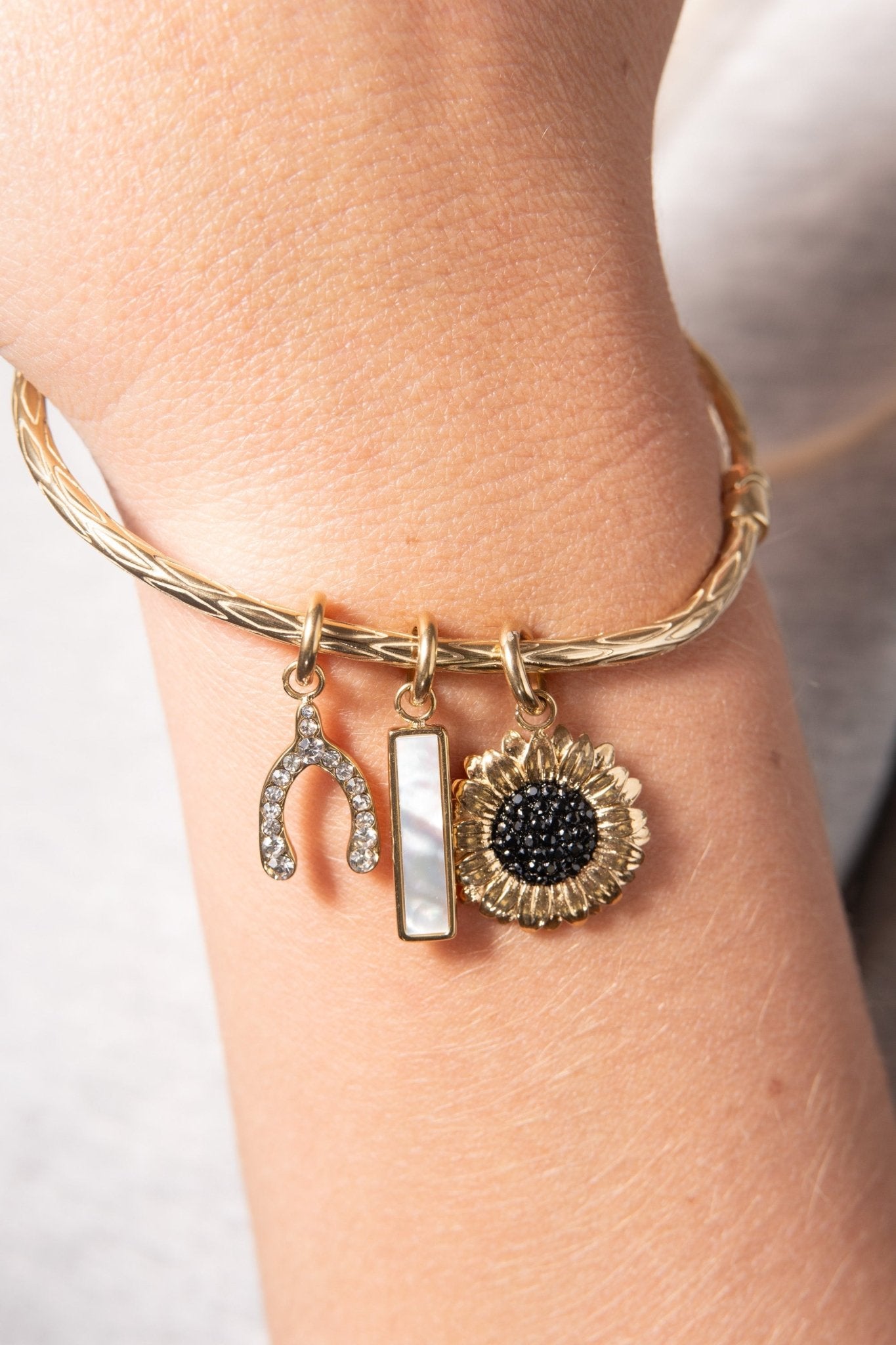 Pave Wishbone Interchangeable Charm by ALEX AND ANI at Shirley Shoppe