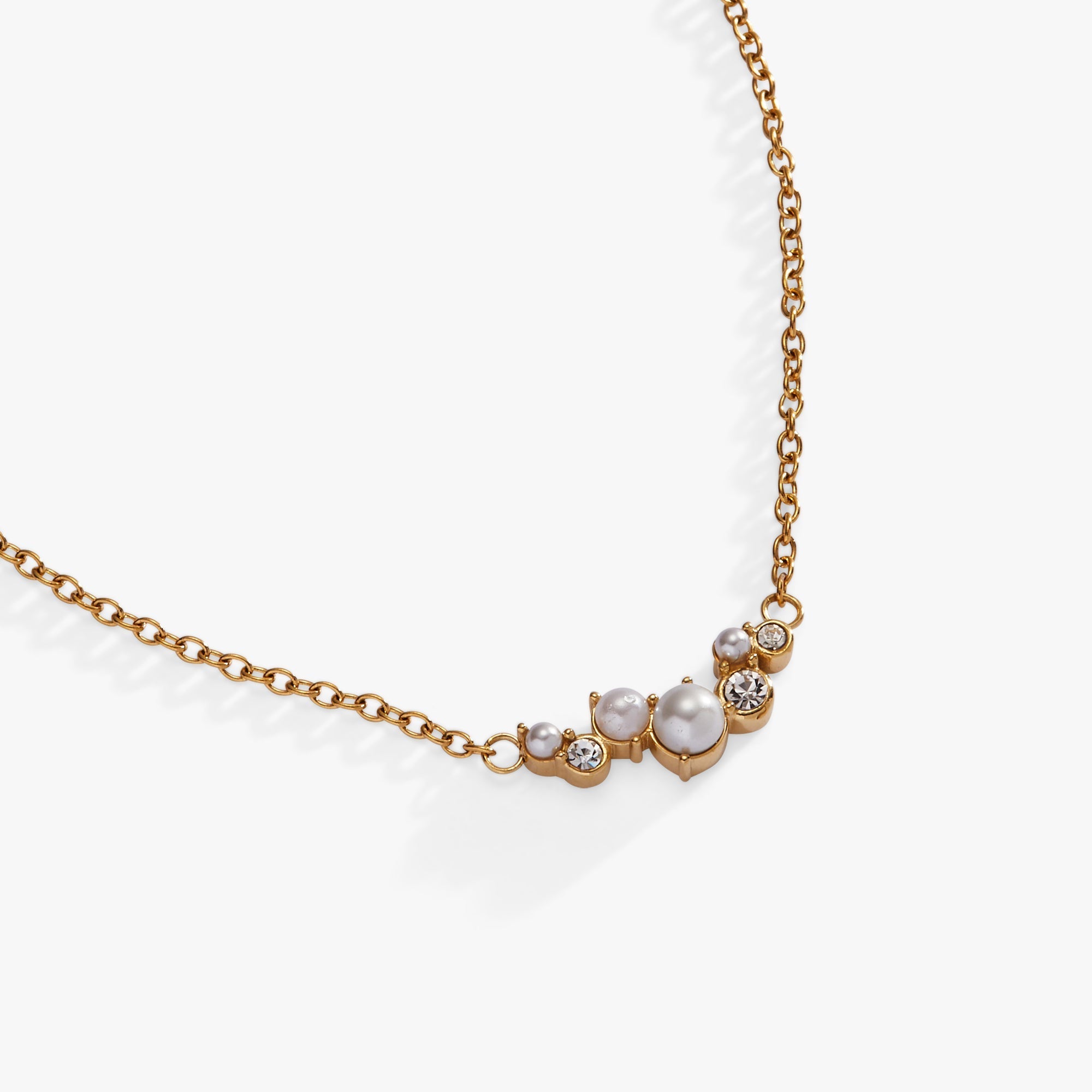 Pearl & Crystal Pendant Necklace by ALEX AND ANI at Shirley Shoppe