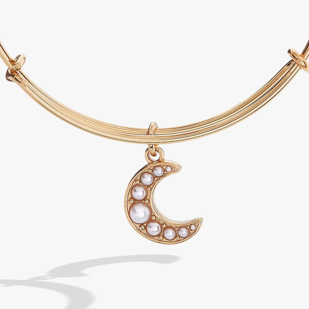 Pearl Moon Bangle by ALEX AND ANI at Shirley Shoppe