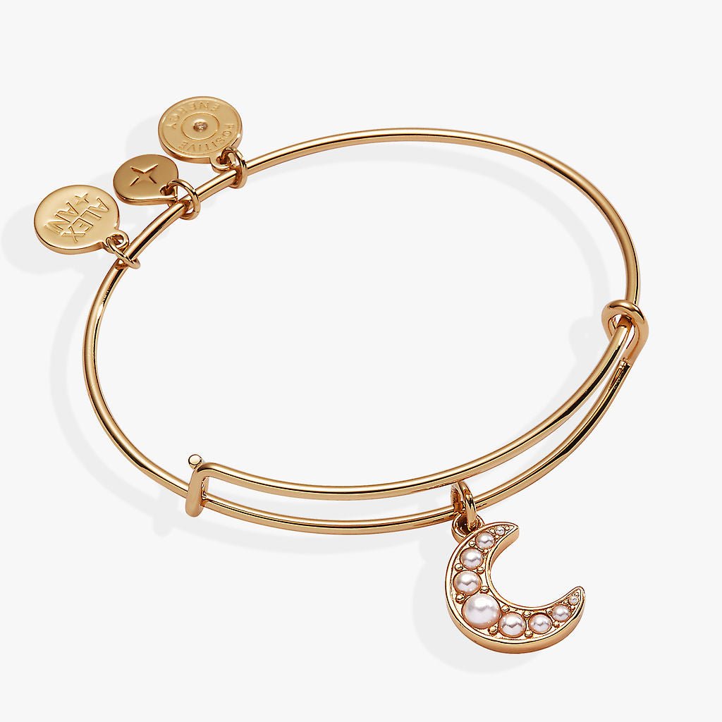 Pearl Moon Bangle by ALEX AND ANI at Shirley Shoppe