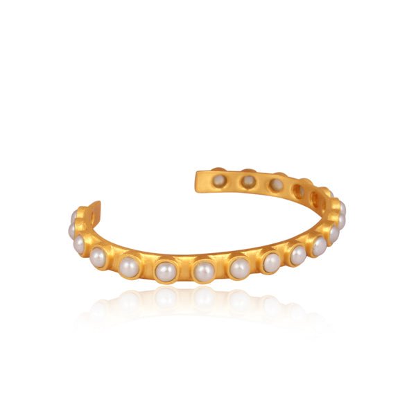 Pearl Studded Cuff by Christina Greene at Shirley Shoppe
