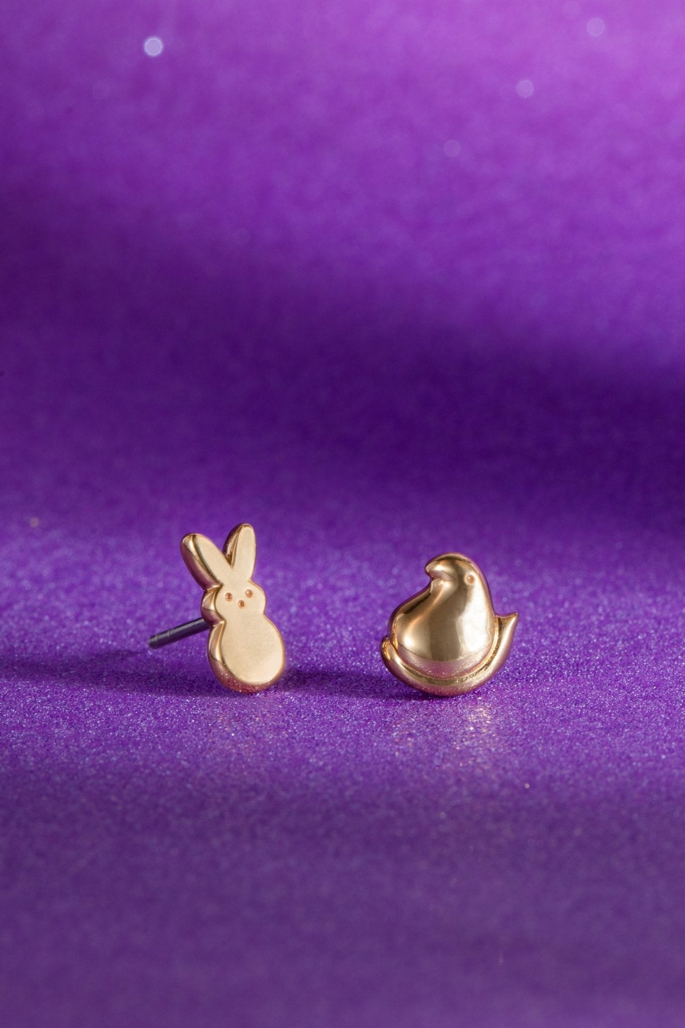 PEEPS® Bunny and Chick Stud Earrings by ALEX AND ANI at Shirley Shoppe