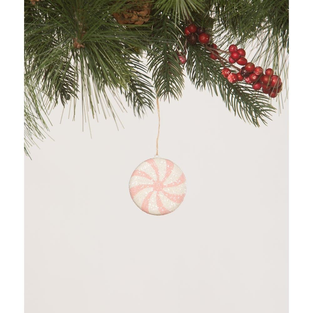 Pink Peppermint Ornament by Bethany Lowe Designs by Quirks! at Shirley Shoppe