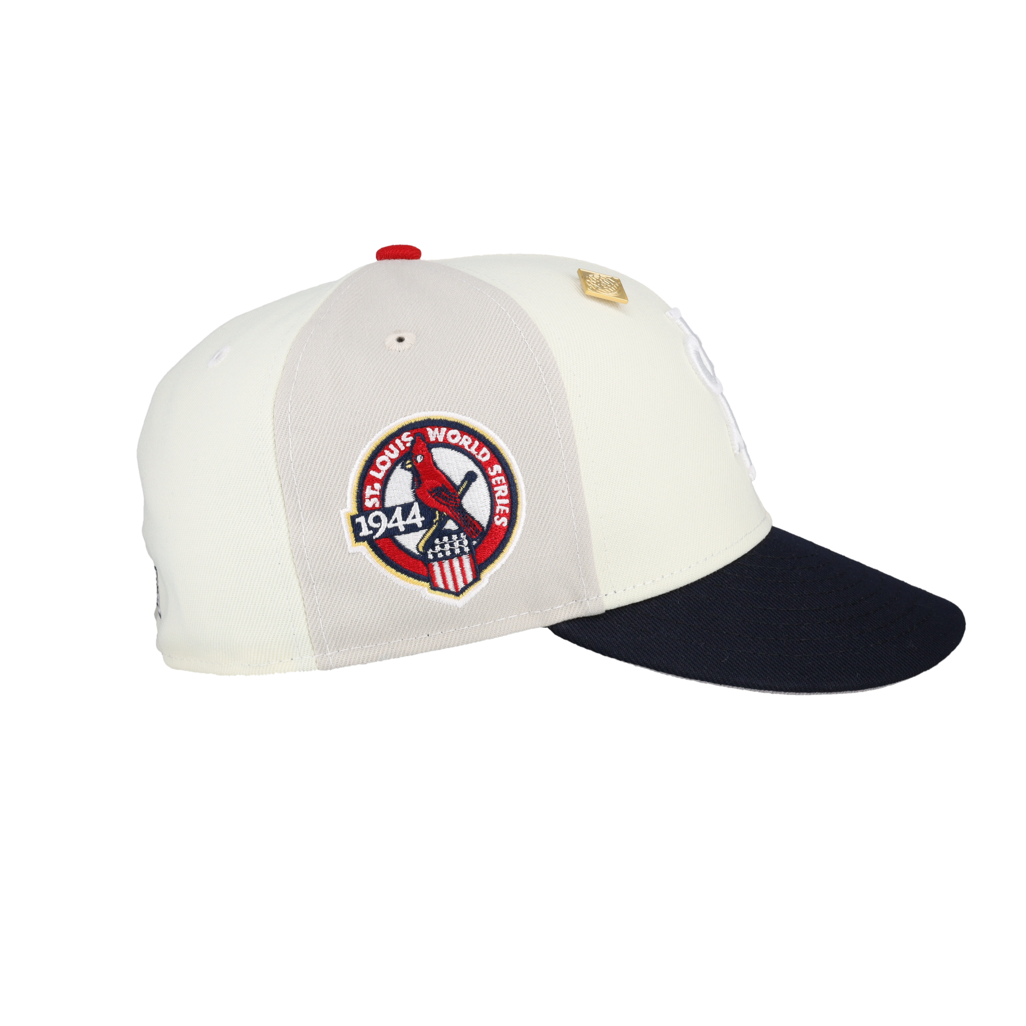 St. Louis Cardinals Chrome Stone Pinwheel Collection 1944 World Series Fitted Hat
