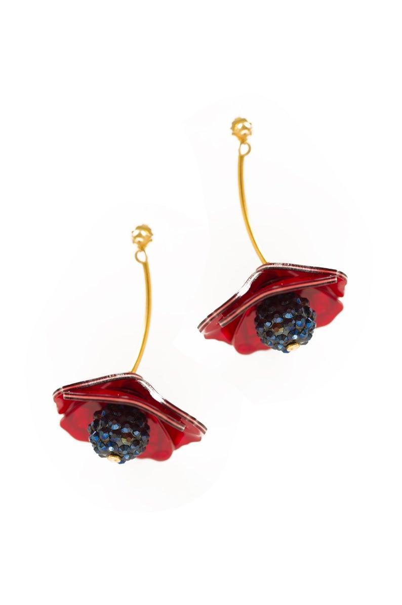 Poppies Earrings by Laliblue by Quirks! at Shirley Shoppe