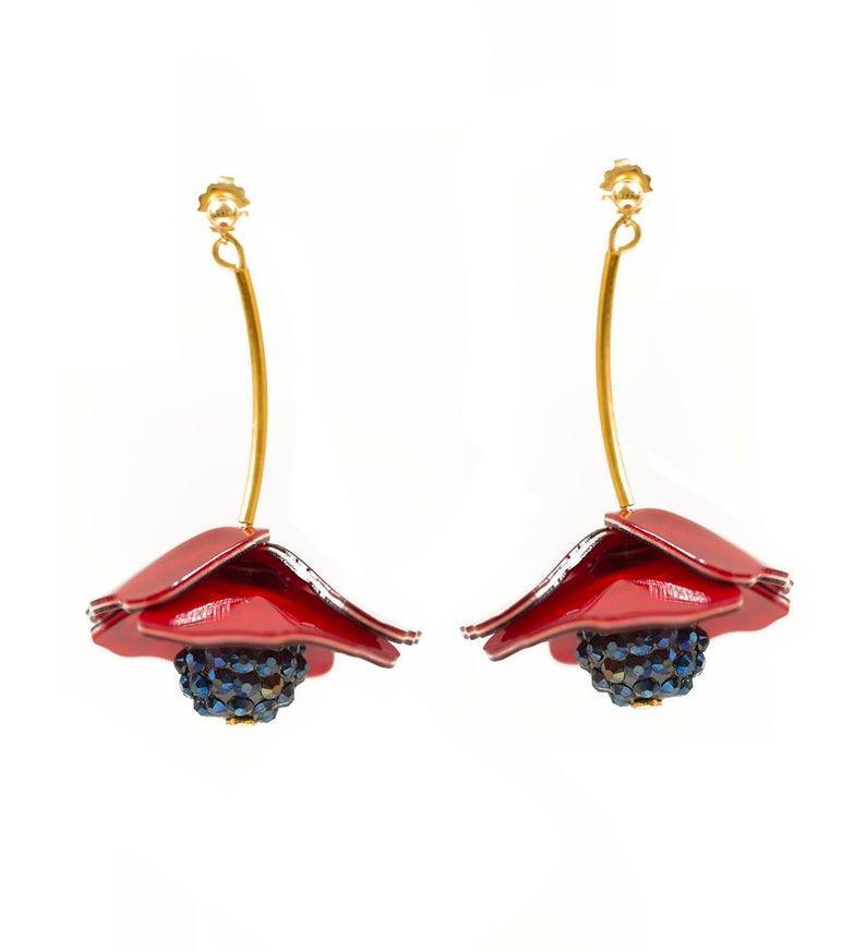 Poppies Earrings by Laliblue by Quirks! at Shirley Shoppe
