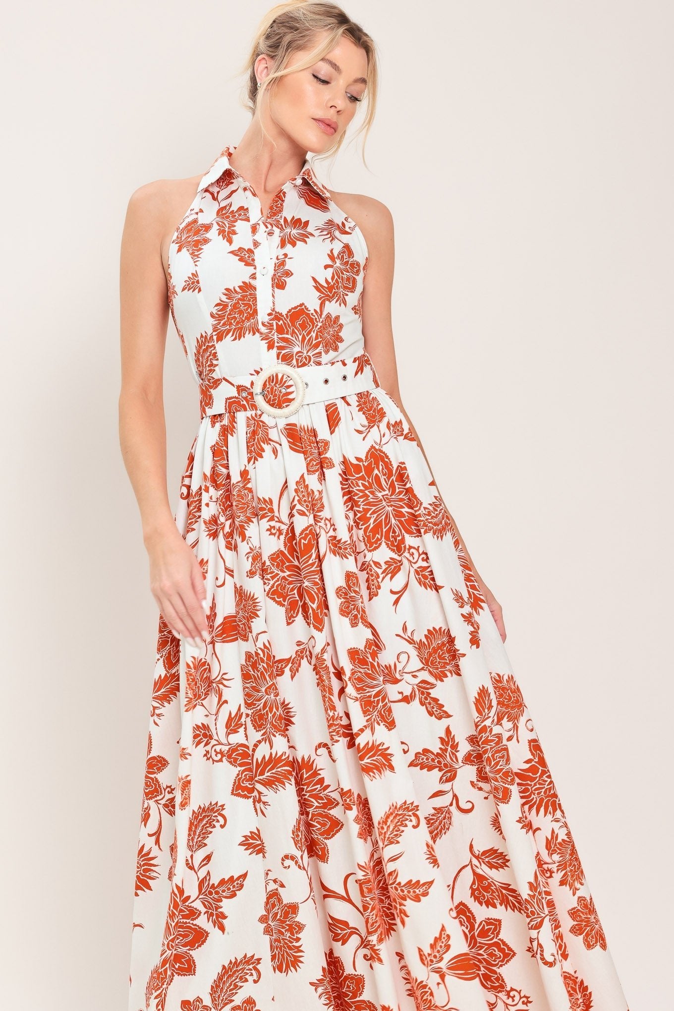 PORTOFINO SUN WOVEN MAXI DRESS by Flying Tomato at Shirley Shoppe