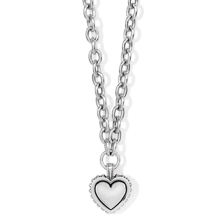 Pretty Tough Bold Heart Necklace