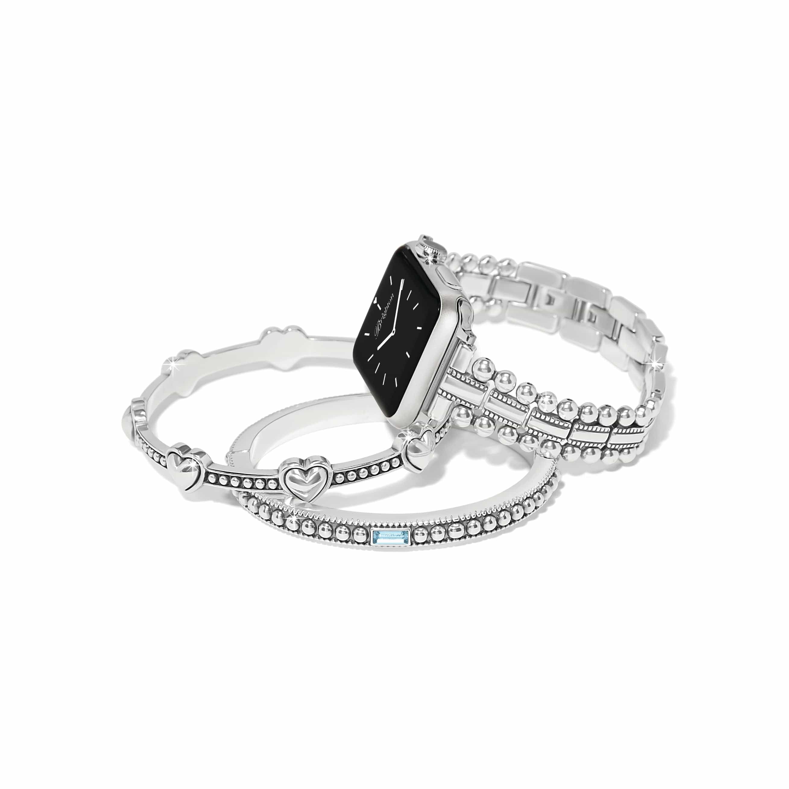 Pretty Tough Silver Watch Band