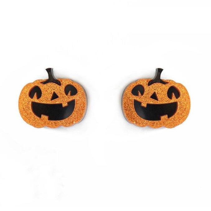 Pumpkin Earrings by Laliblue by Quirks! at Shirley Shoppe