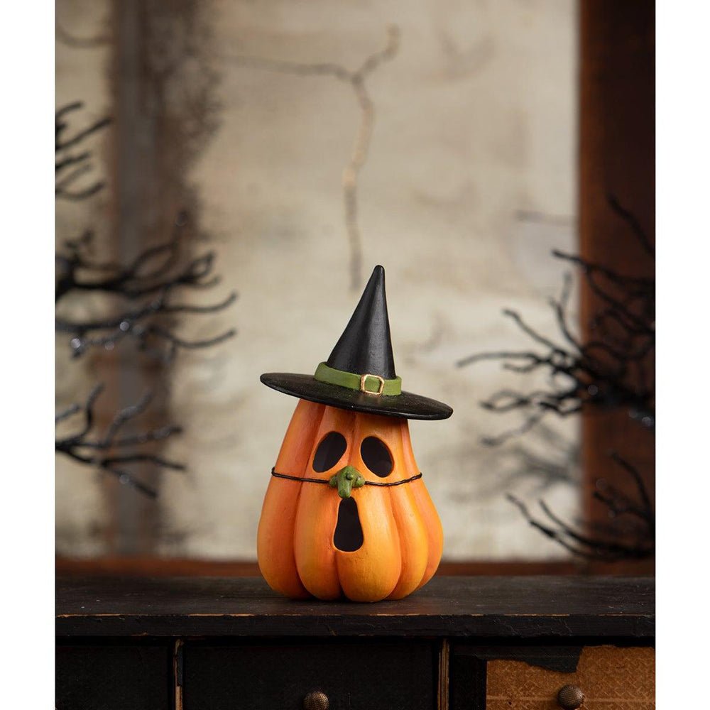 Pumpkin Witch Luminary by Bethany Lowe Designs by Quirks! at Shirley Shoppe