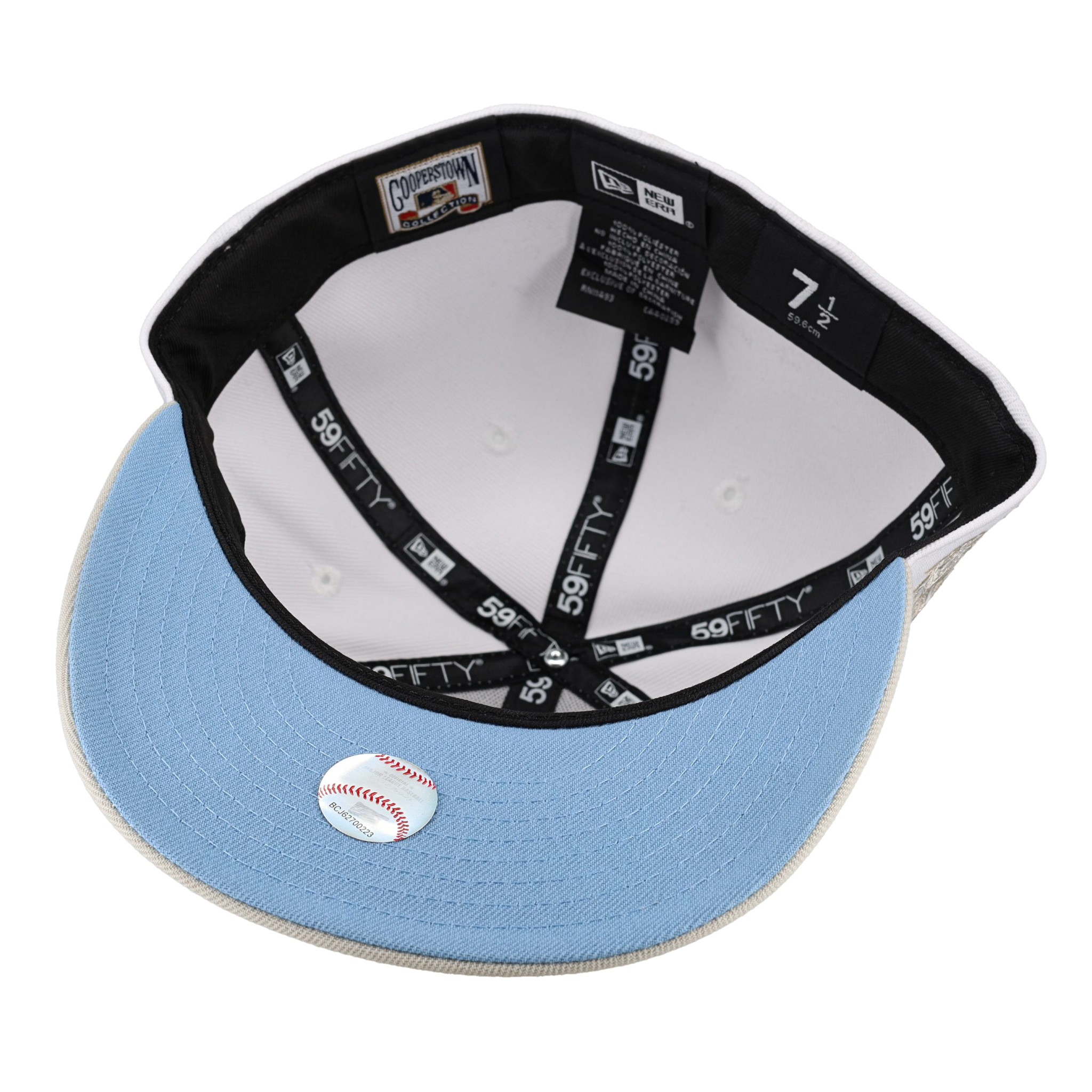 Anaheim Angels Pure White 50th Anniversary Patch 59Ffity Fitted Hat