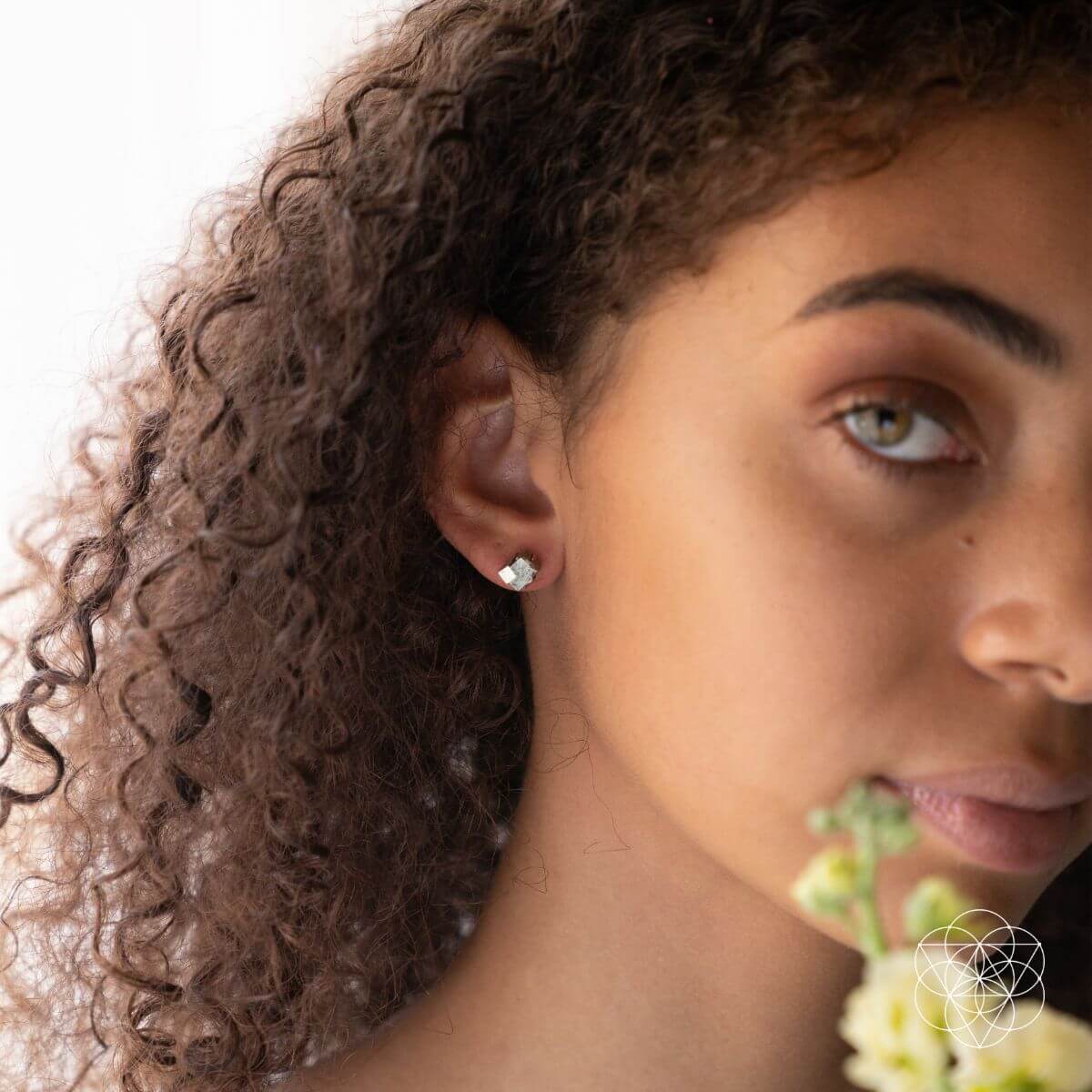 Pyrite Earrings of Wealth by Conscious Items at Shirley Shoppe