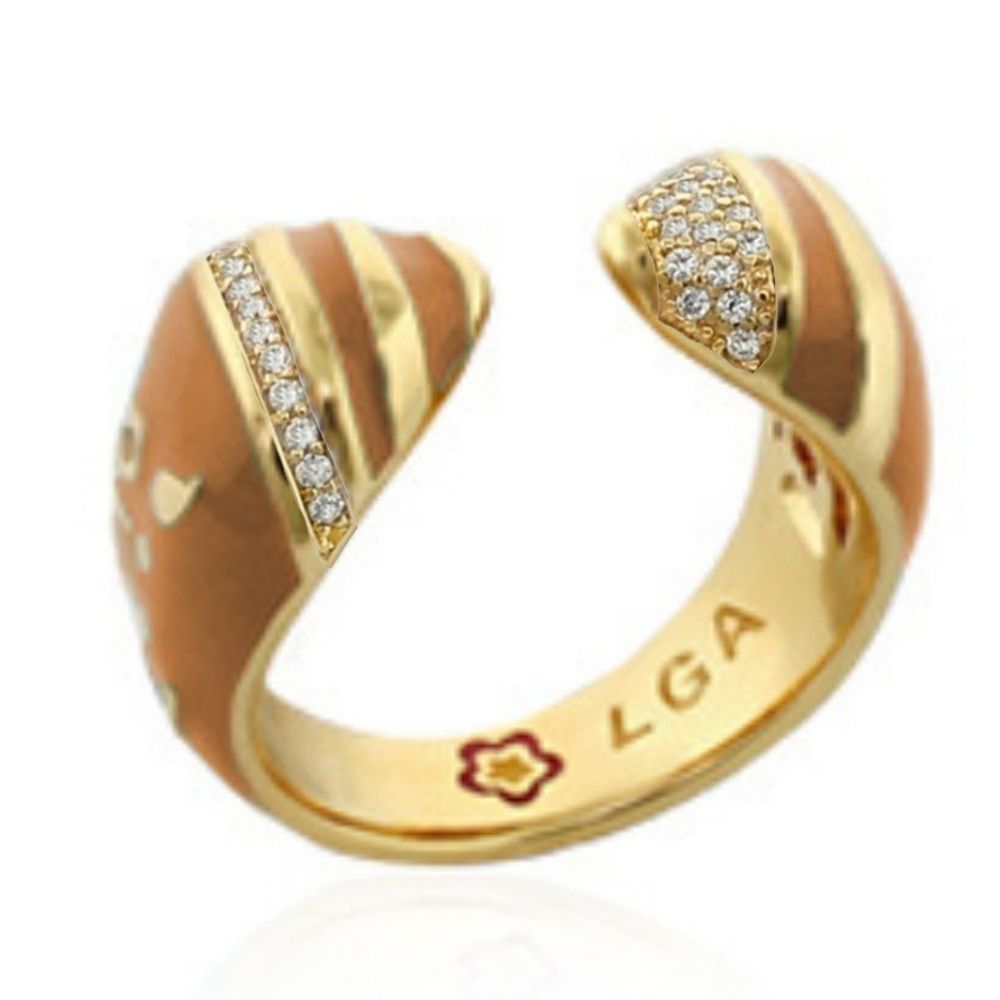 Flowers by Orly Ring — Open Pavé Wrap