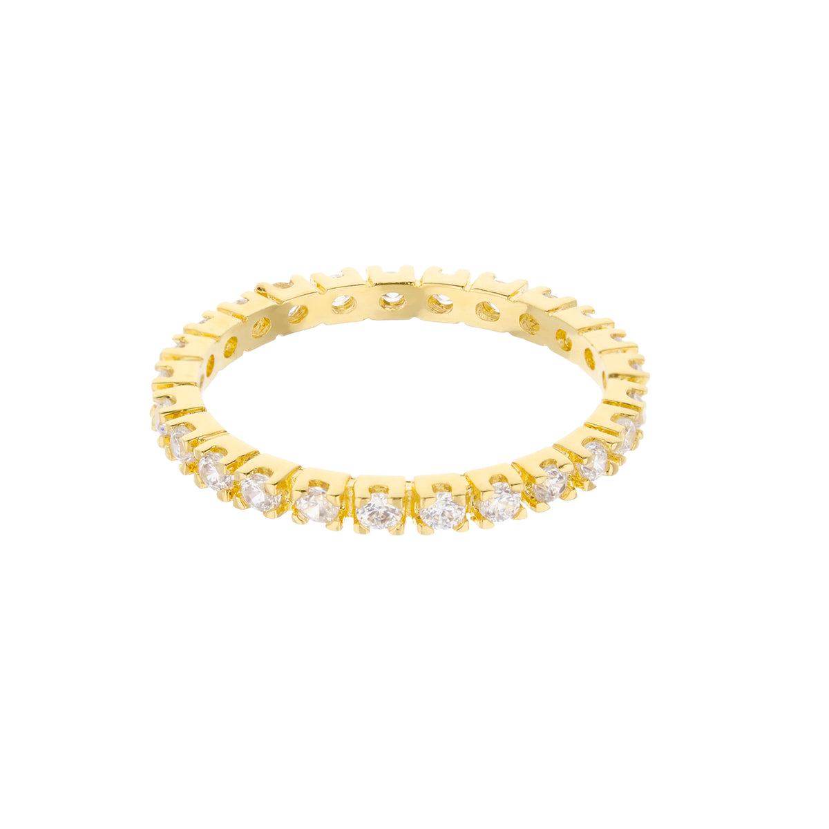 Glamour Pave Eternity Band