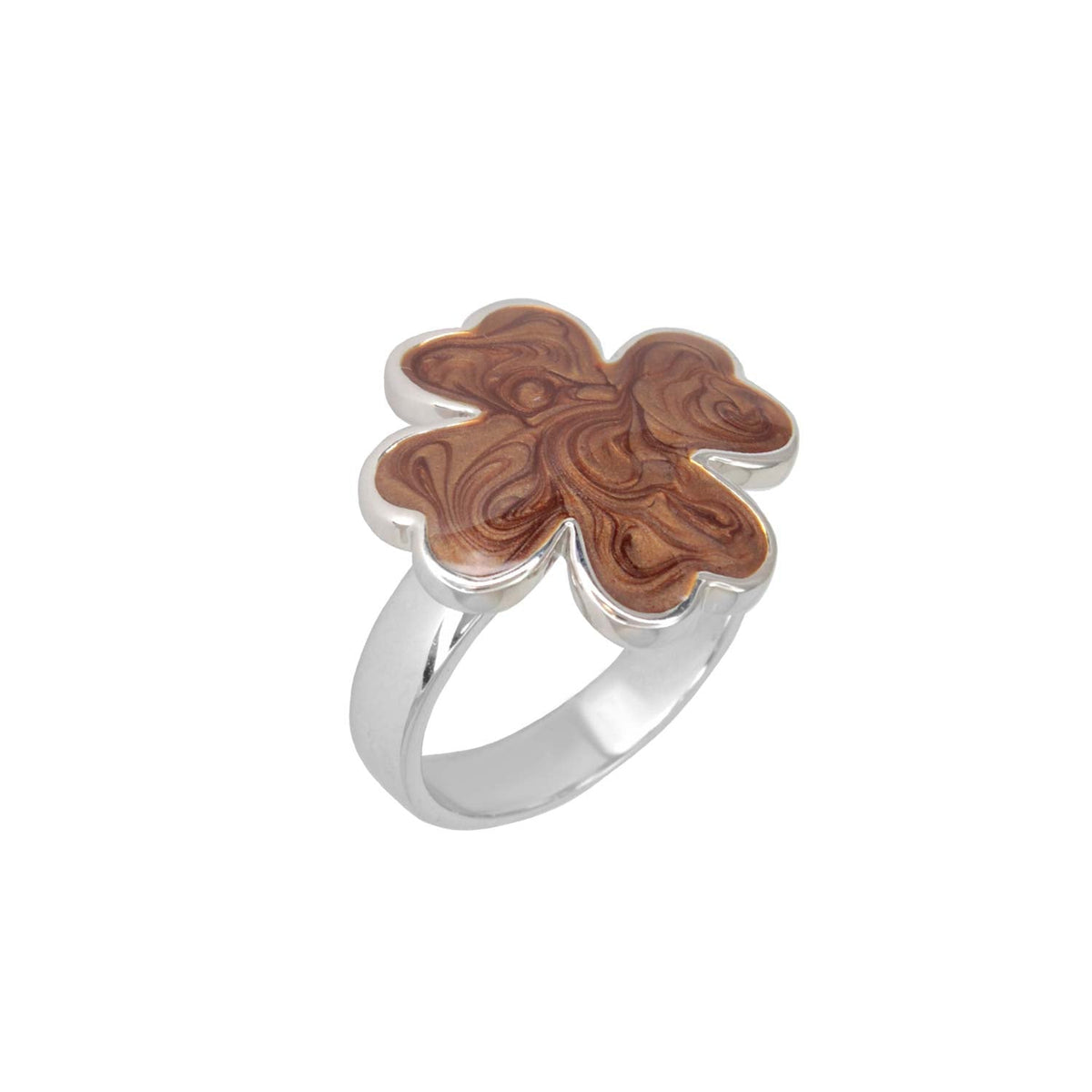 Clover and Clover Again — Enamel Ring