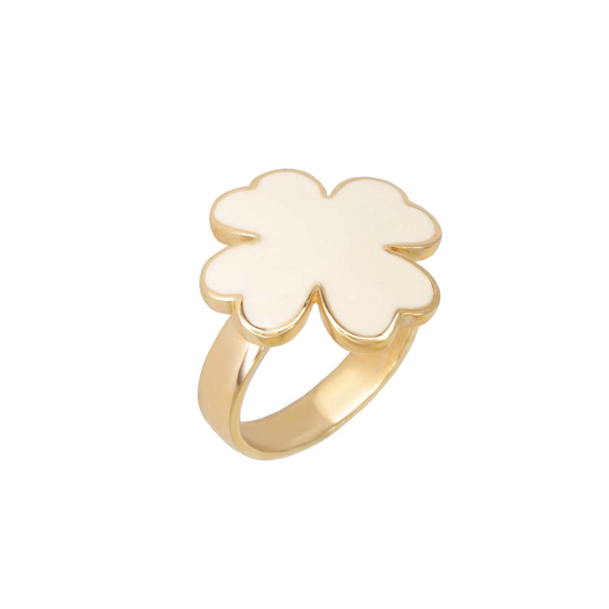 Clover and Clover Again — Enamel Ring