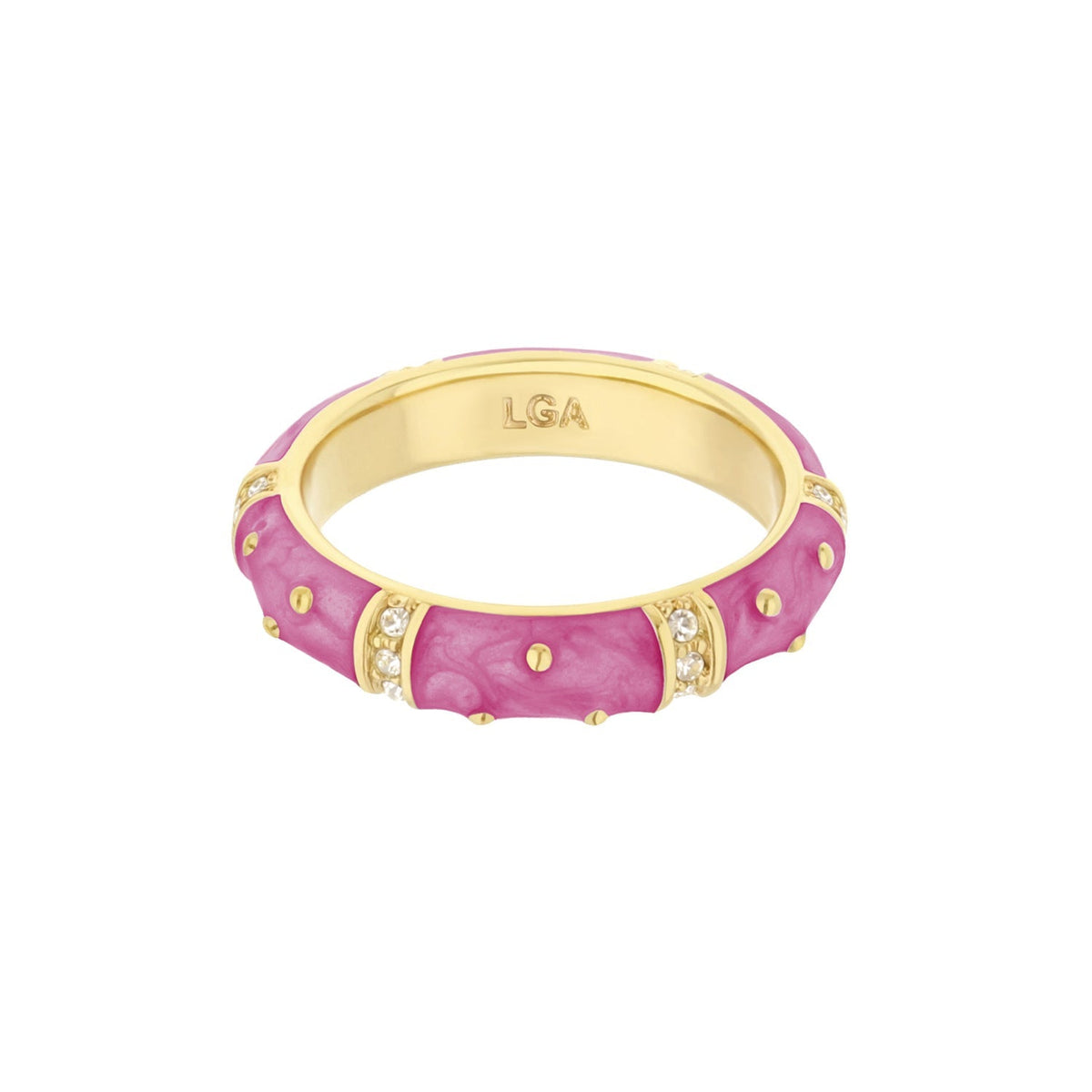 Polka Dot Stackable Ring — Crystal Station