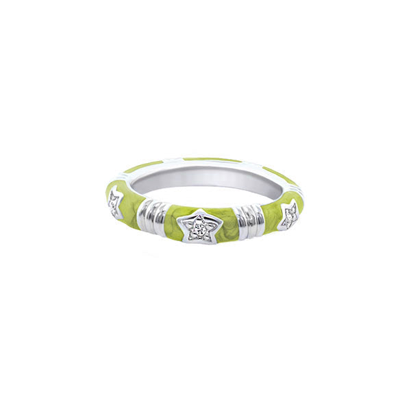 Stars Of Night Stackable Ring