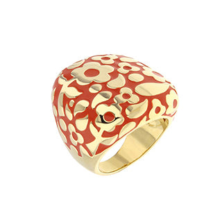 Flowers by Orly Cocktail Ring — Contrast Flower Dome