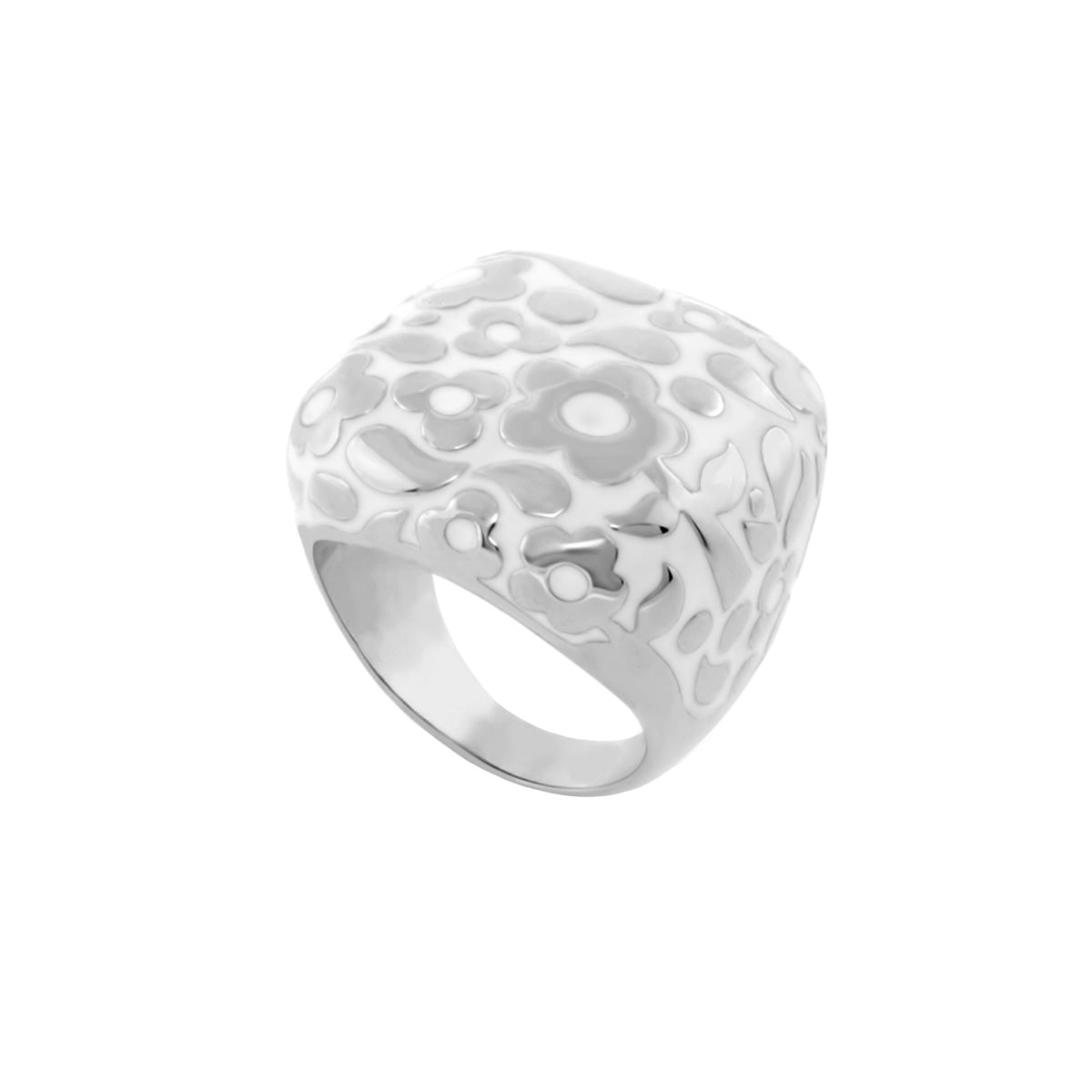 Flowers by Orly Cocktail Ring — Contrast Flower Dome