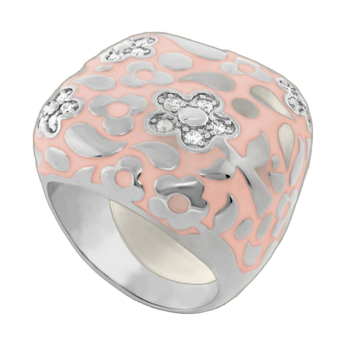 Flowers by Orly Cocktail Ring — Pavé Flower Dome