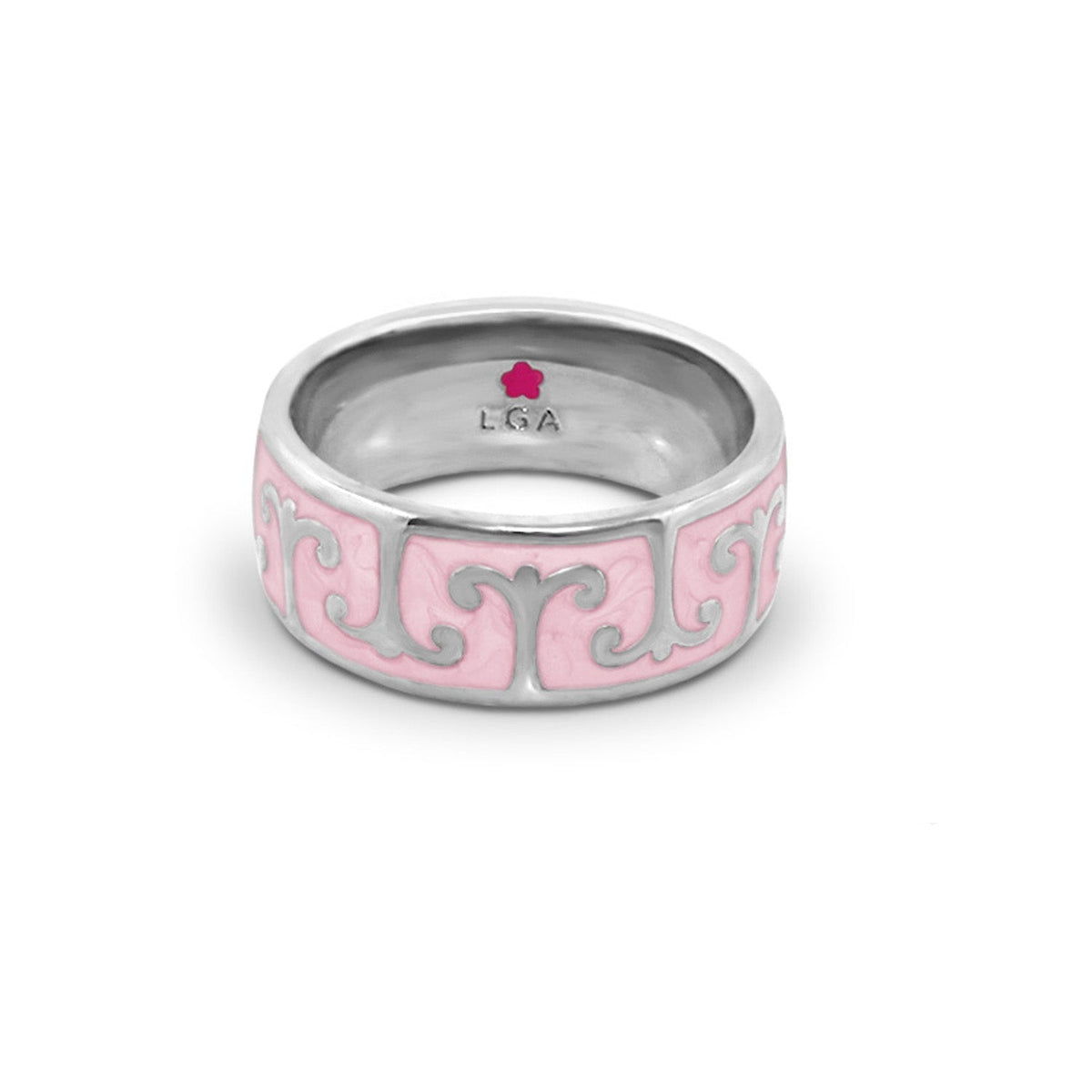 Renaissance Style Ring — Scroll Band