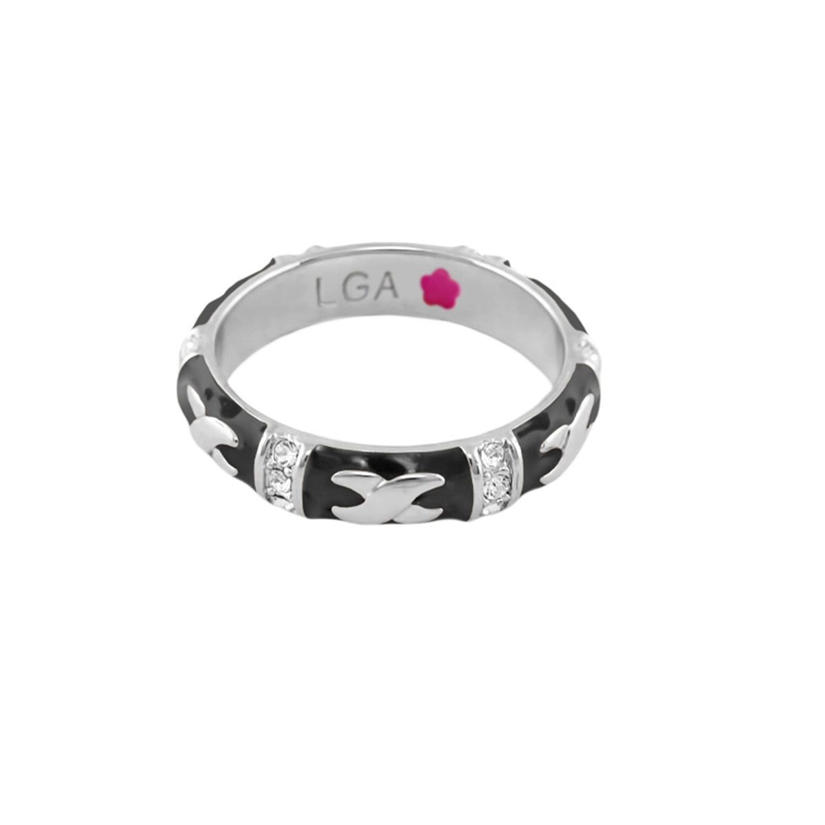 Elegant Hugs Stackable Ring