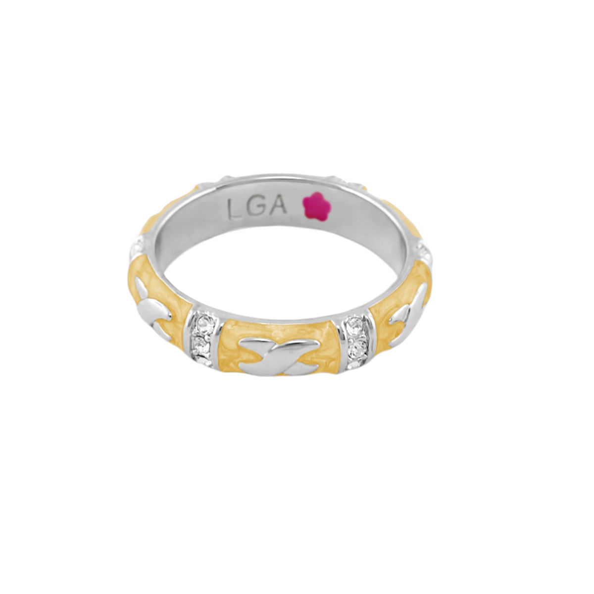Elegant Hugs Stackable Ring