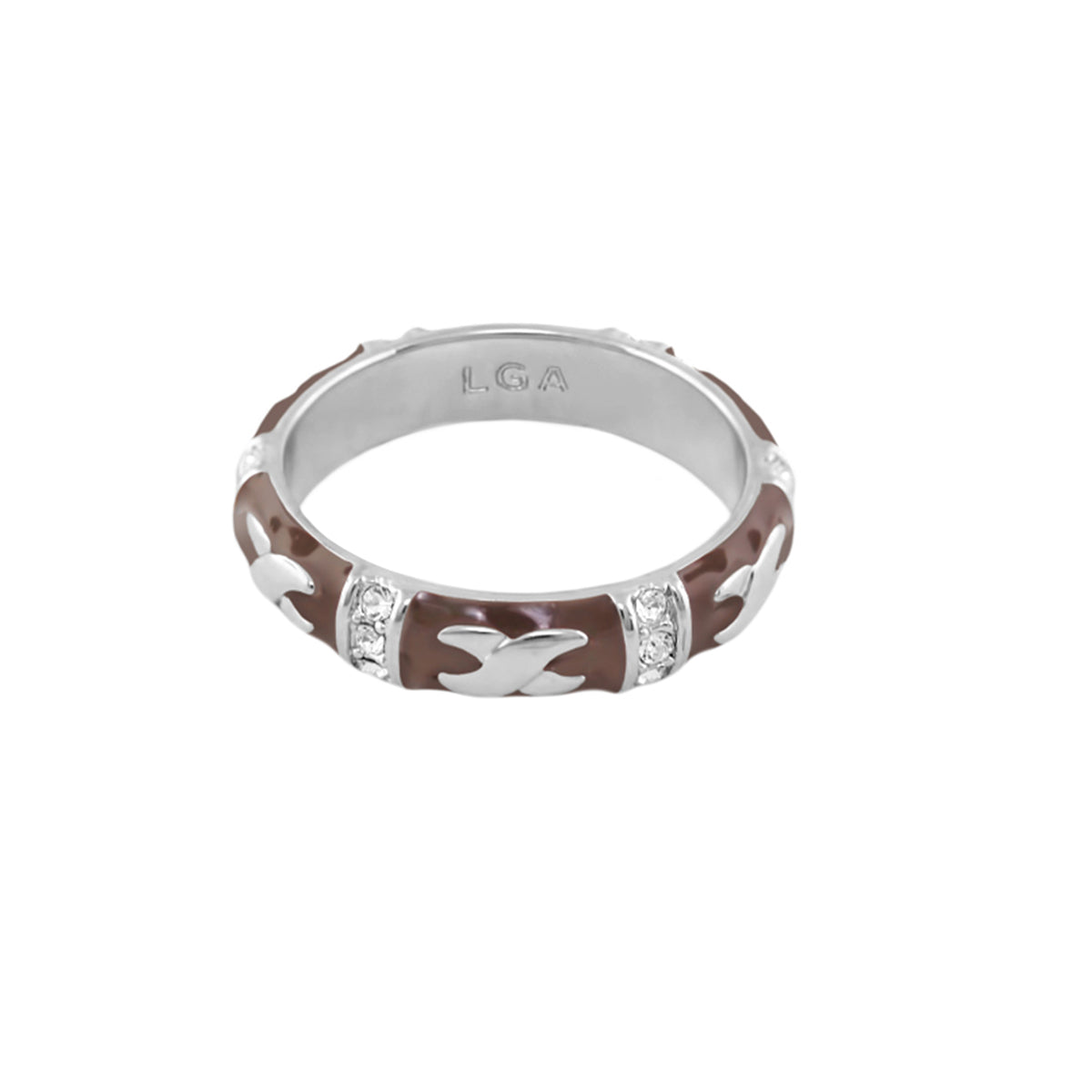 Elegant Hugs Stackable Ring