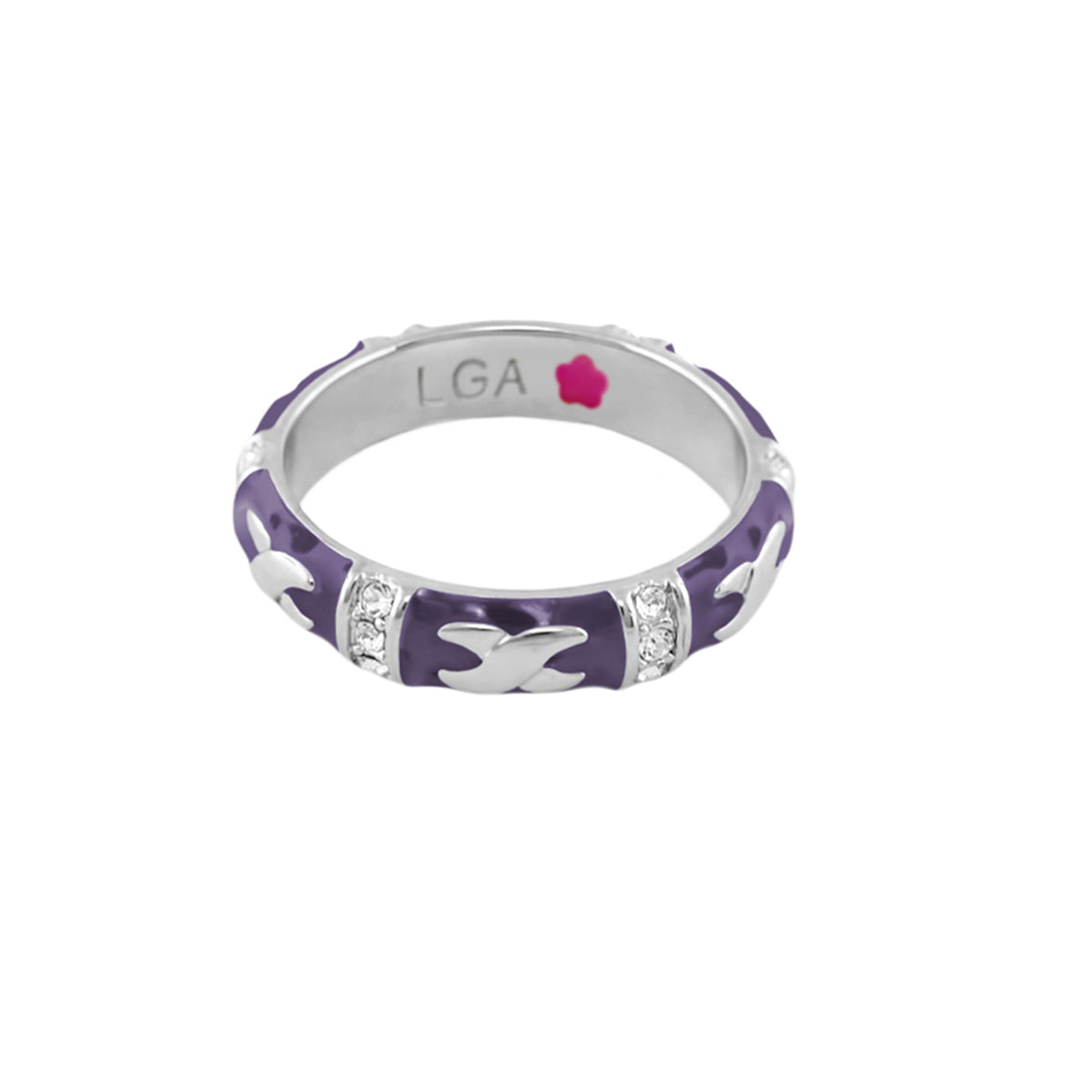 Elegant Hugs Stackable Ring