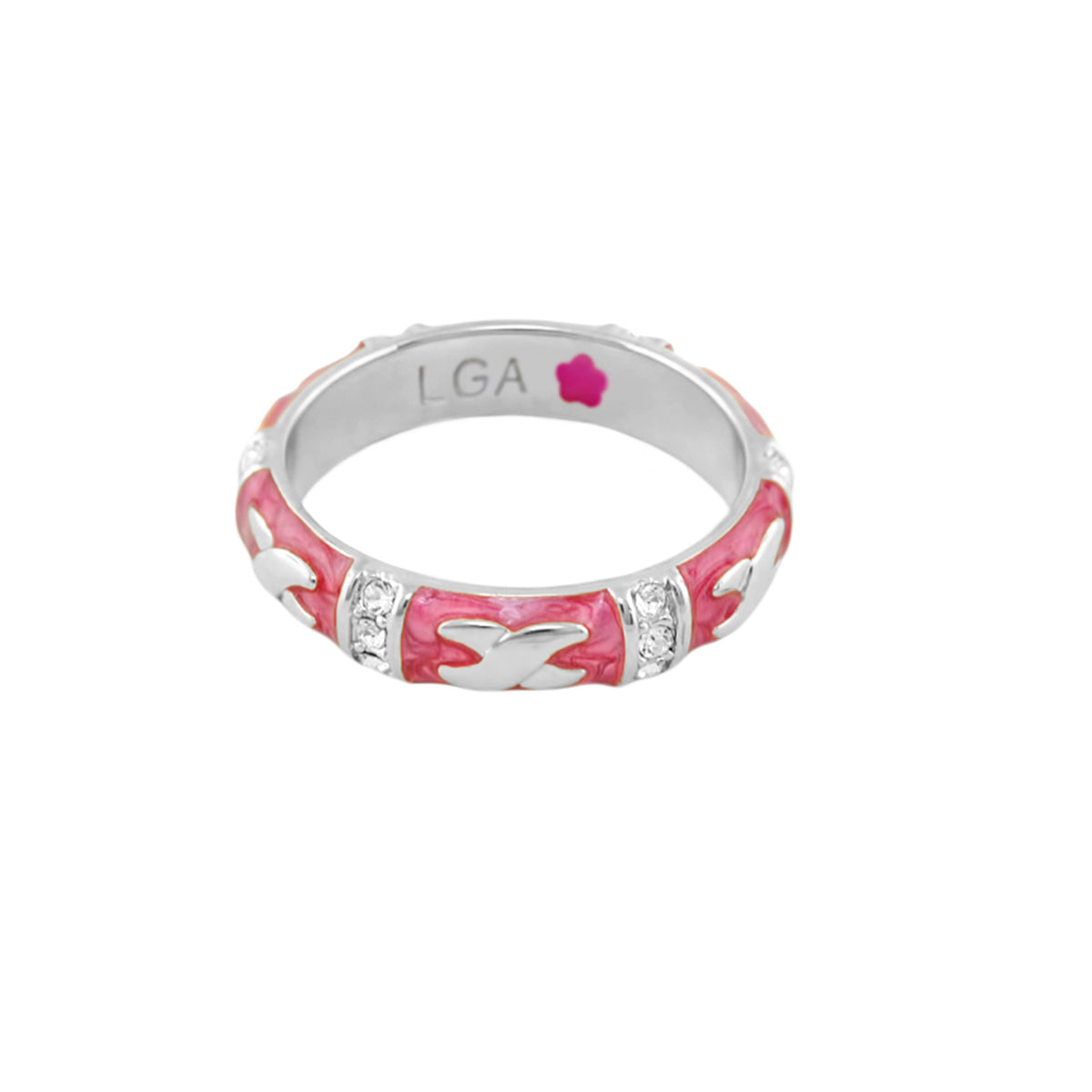 Elegant Hugs Stackable Ring