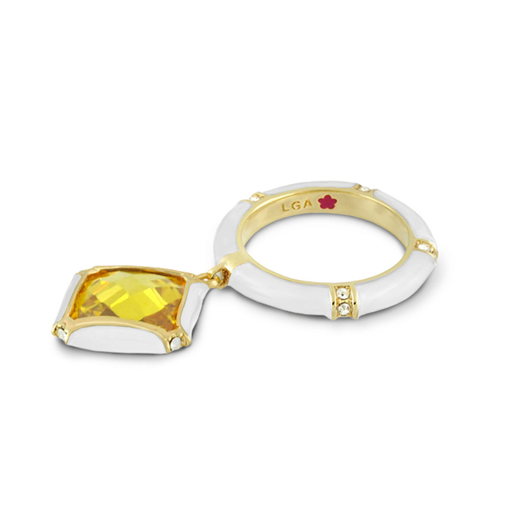 Prince Charming Ring — Cushion Charm Pavé Band
