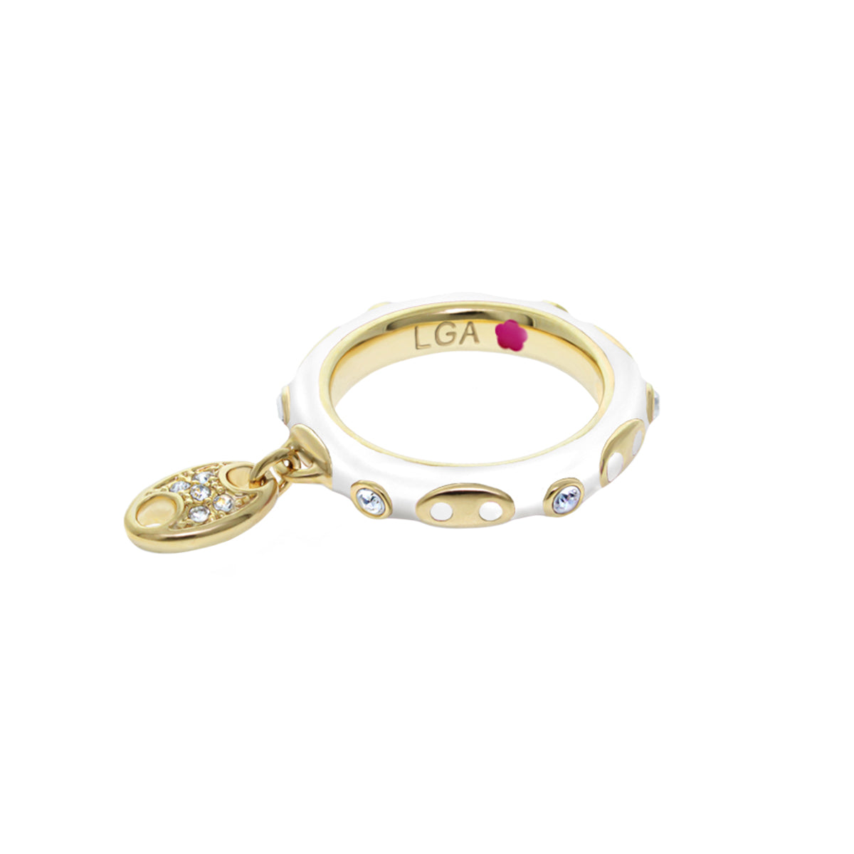 Charming 2 Stackable Ring — Piggy Charm