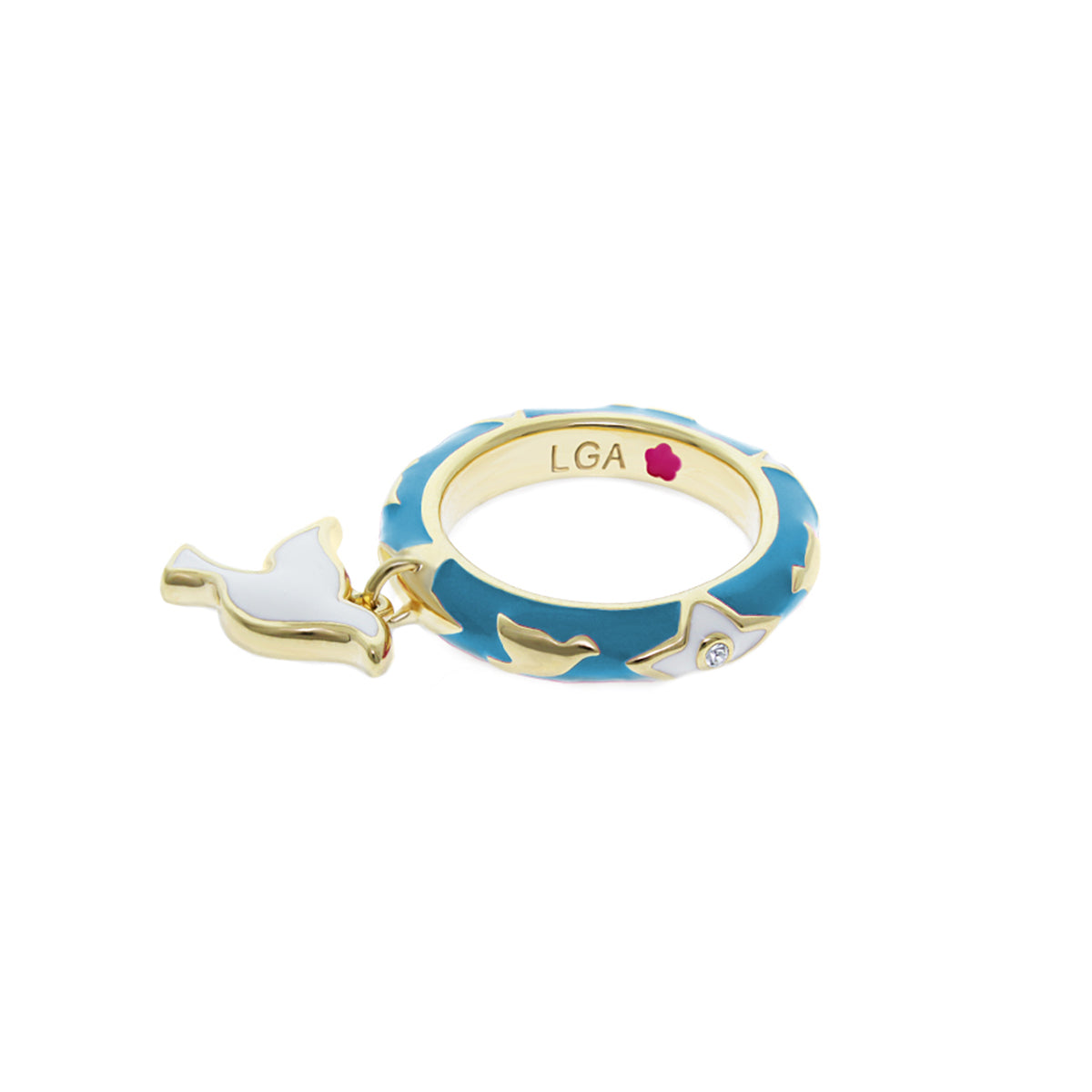Charming 2 Stackable Ring — Dove Charm