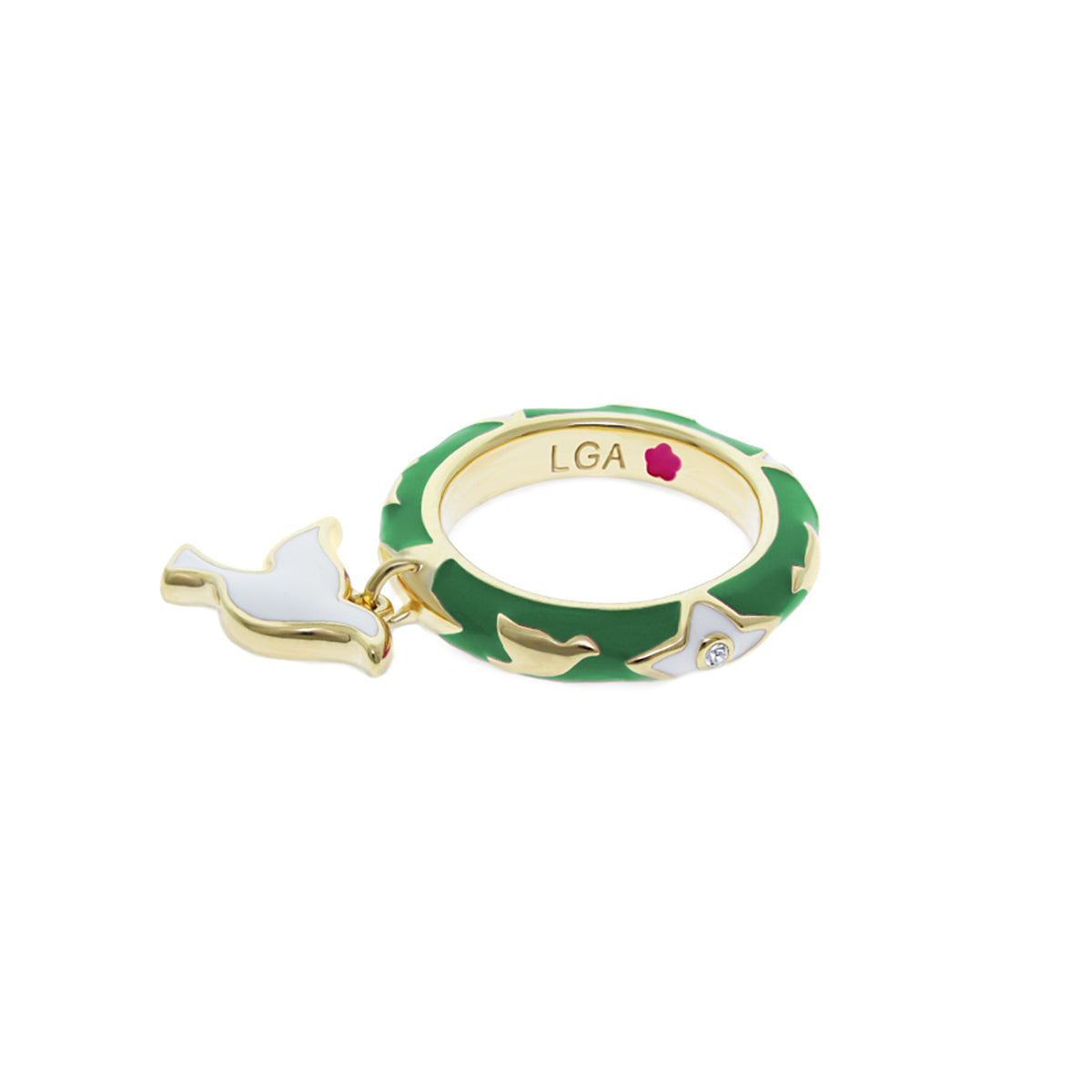 Charming 2 Stackable Ring — Dove Charm