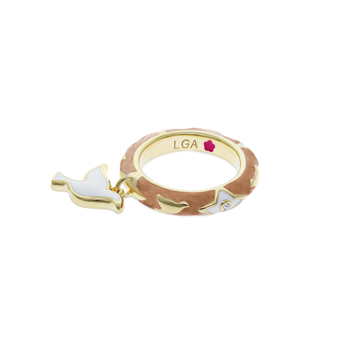 Charming 2 Stackable Ring — Dove Charm