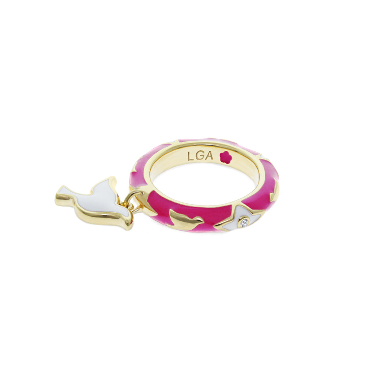 Charming 2 Stackable Ring — Dove Charm