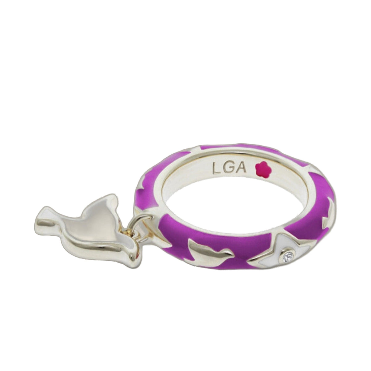 Charming 2 Stackable Ring — Dove Charm