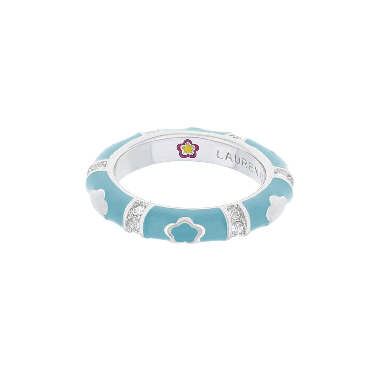 Daisy Love Stackable Ring — Slim Outline