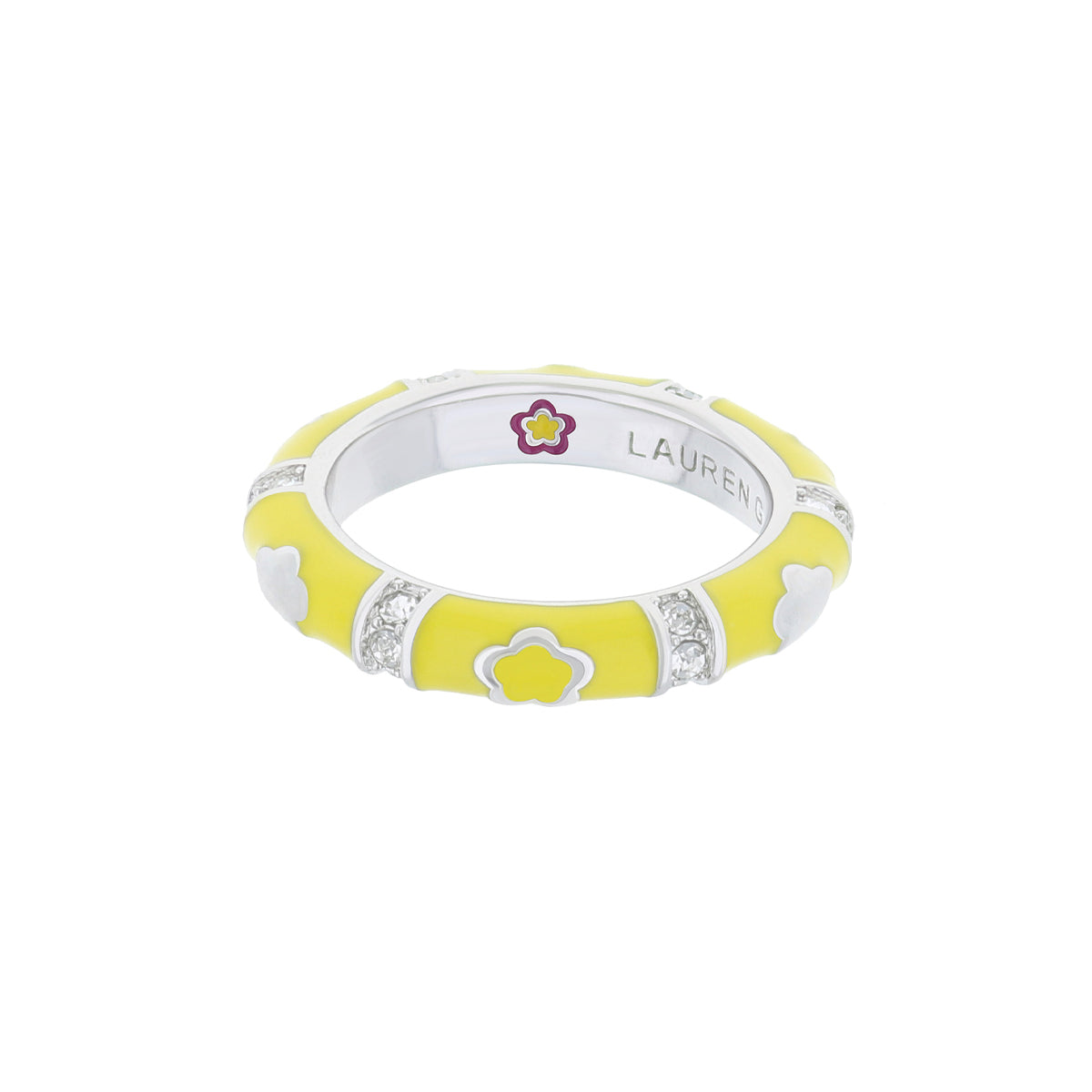 Daisy Love Stackable Ring — Slim Outline
