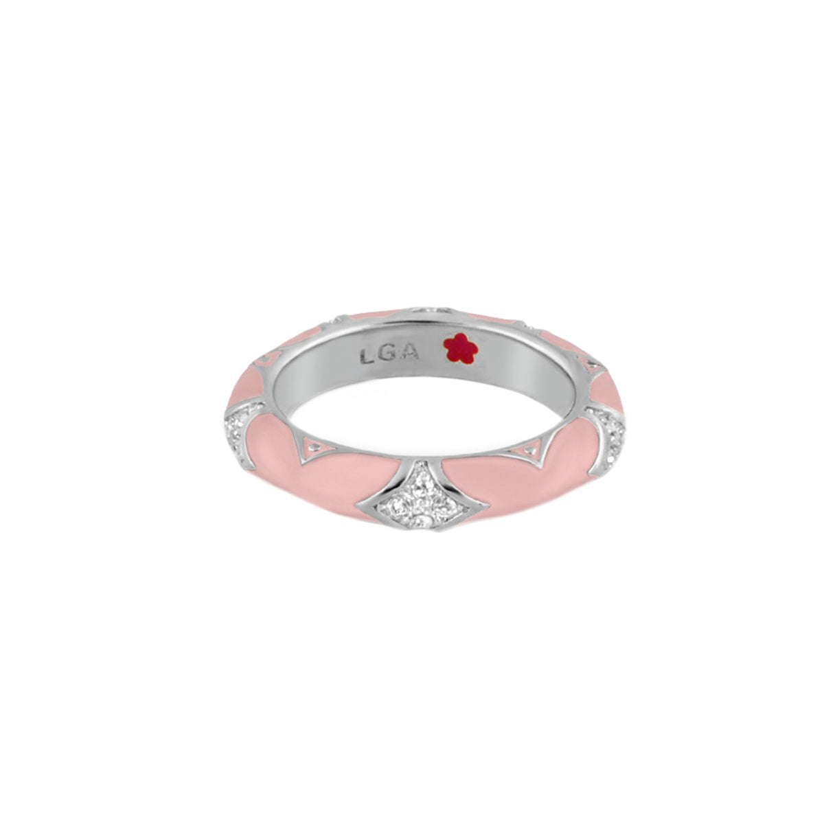 Stackable Fiesta Ring — Pavé Star Dome