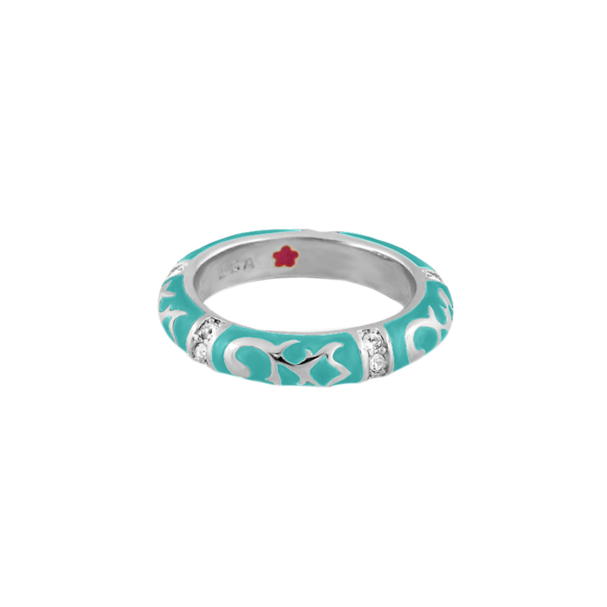 Stackable Fiesta Ring — Scroll & Star