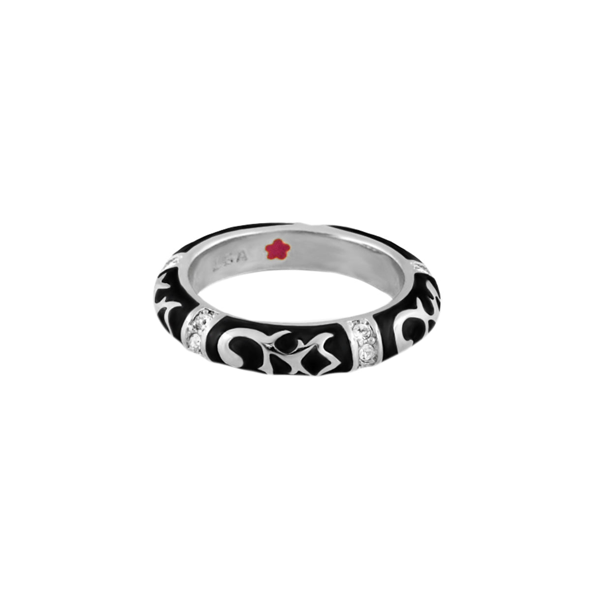 Stackable Fiesta Ring — Scroll & Star