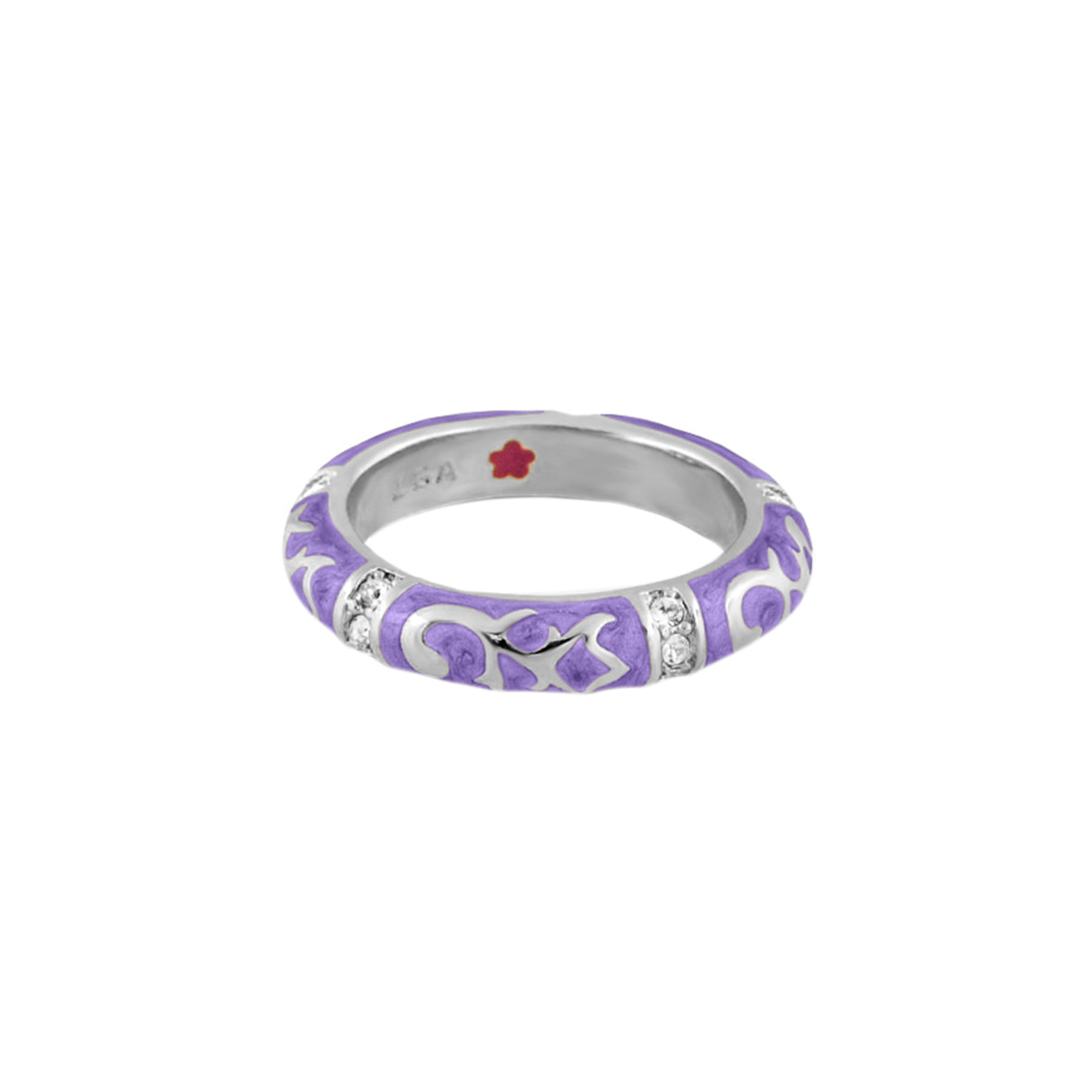 Stackable Fiesta Ring — Scroll & Star