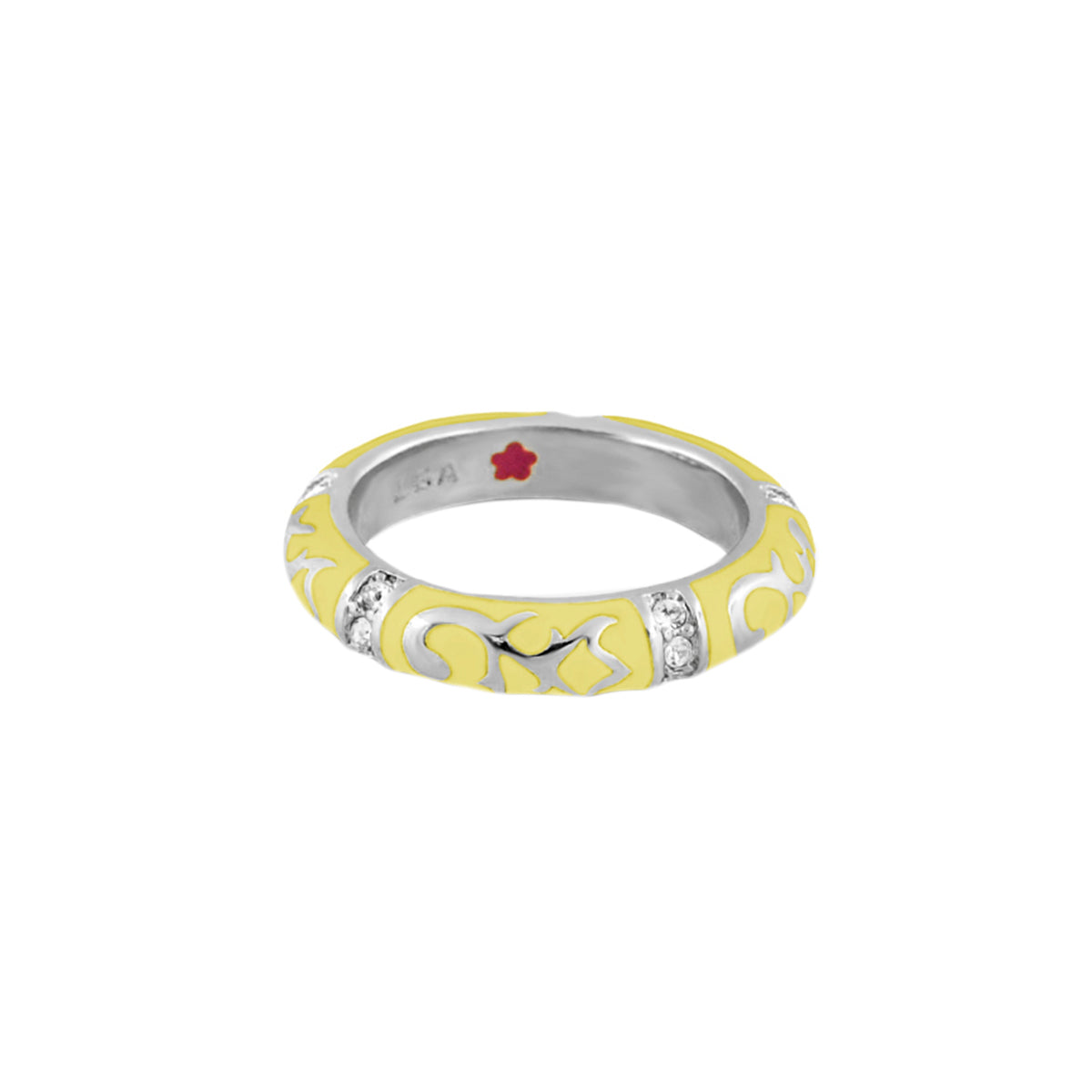 Stackable Fiesta Ring — Scroll & Star