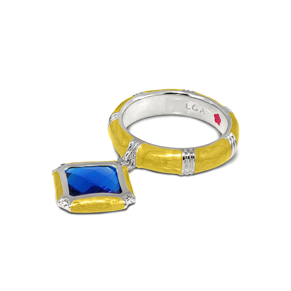 Prince Charming Ring — Cushion Charm Ridged Band