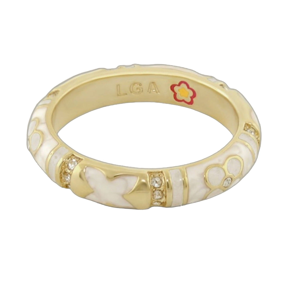 Floral Knight Stackable Ring