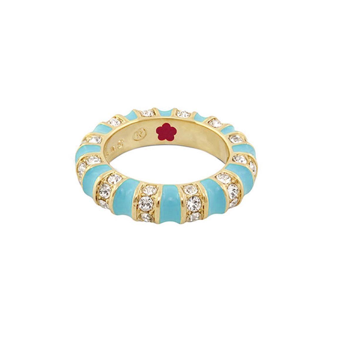Stripe Tease Stackable Ring